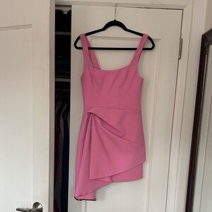 Acler Asymmetrical Pink Dress
